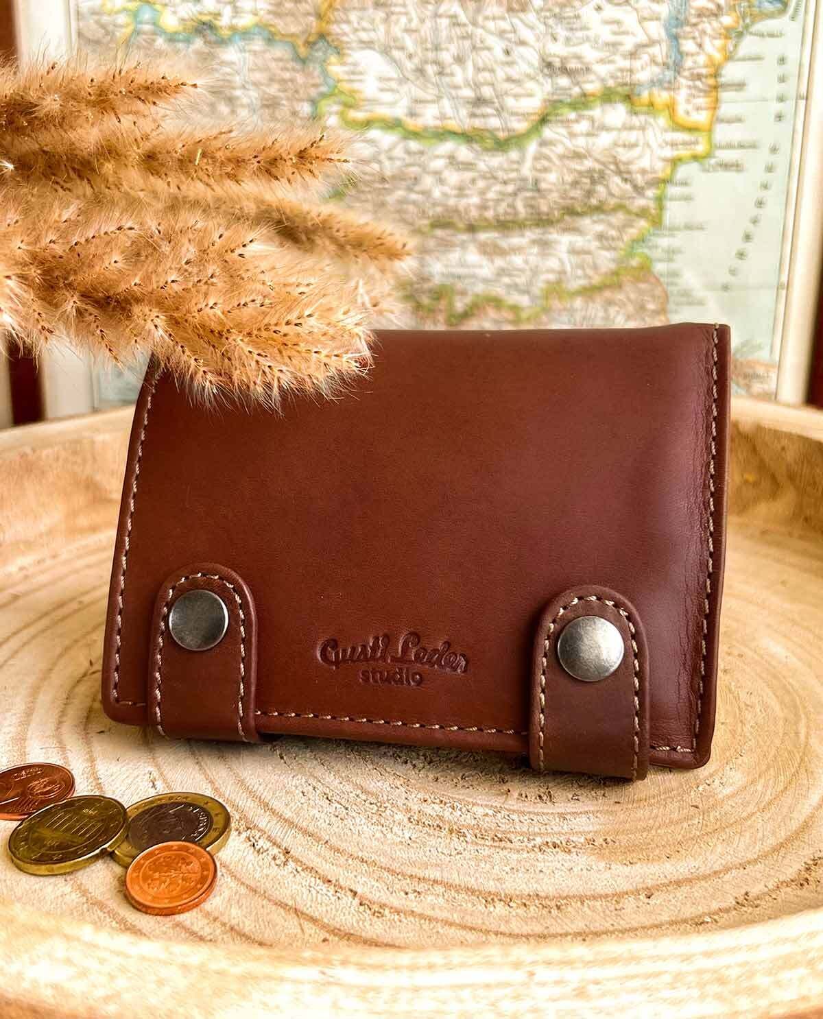 Ben Wallet mens wallet billfold mens vintage brown leather