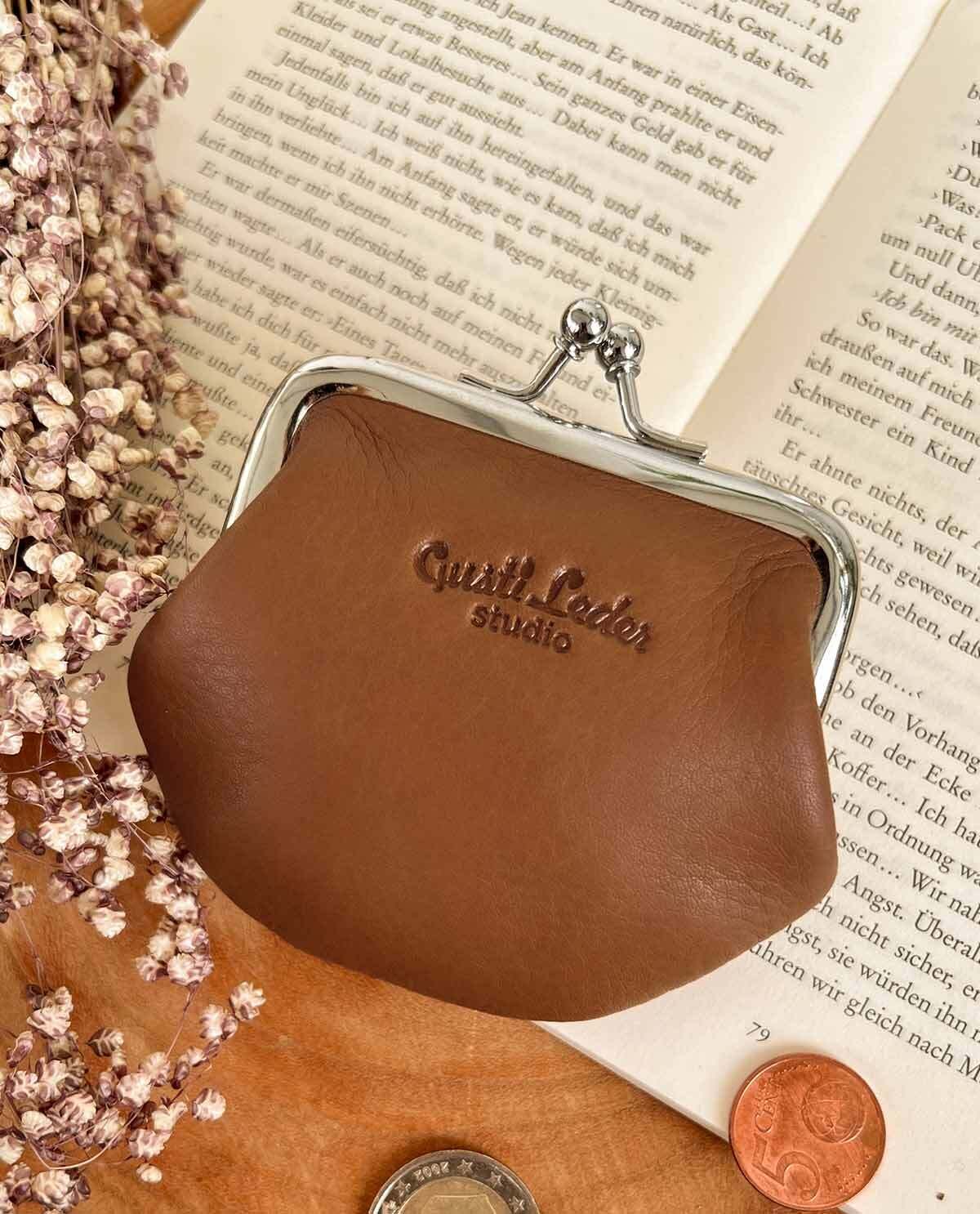 Leather clasp purse Fenja Gusti Leather