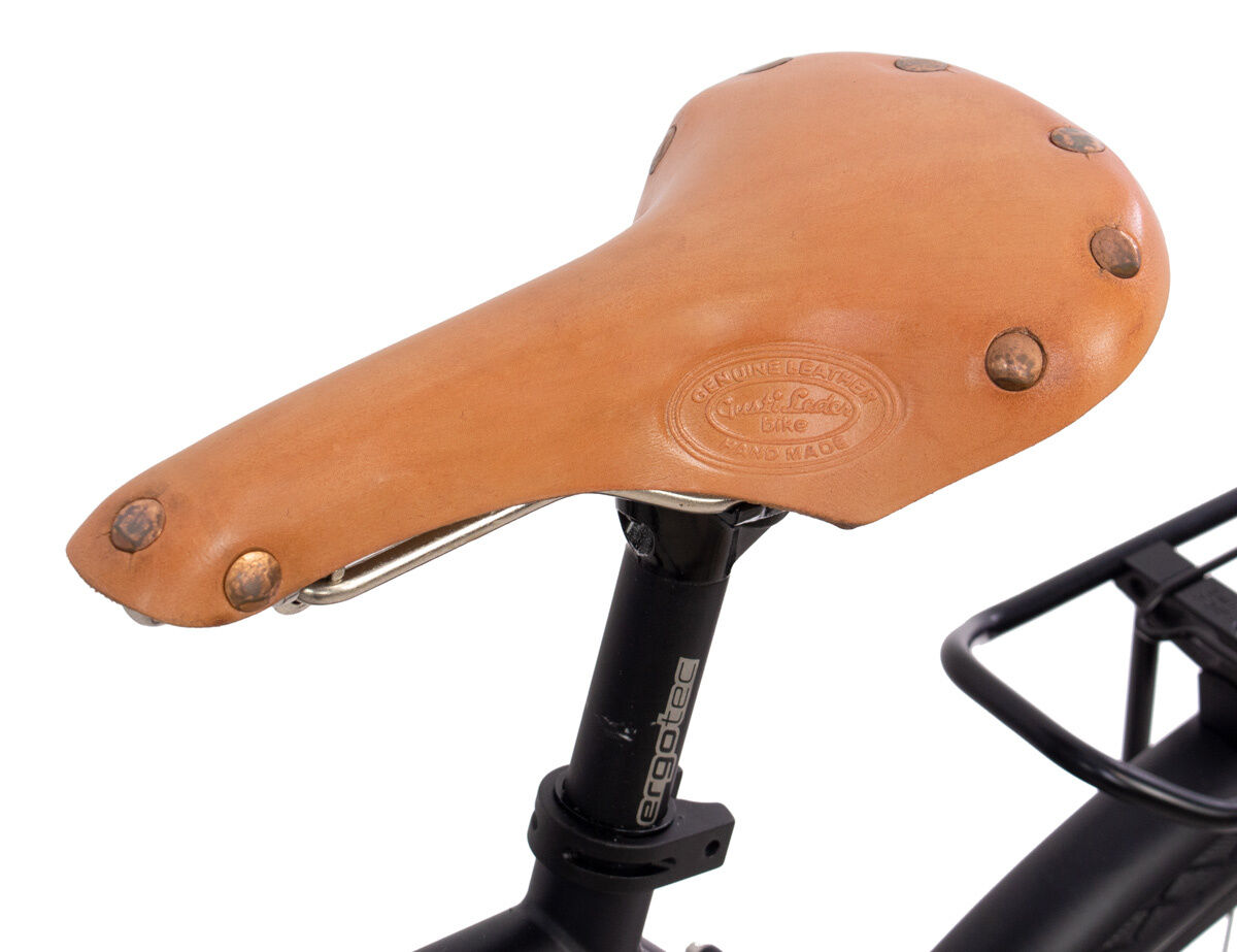 Retro leather bike saddle Heinrich H. at gusti leather