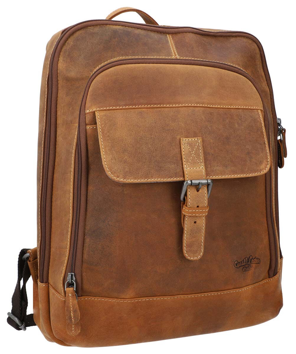 Outlet Lederrucksack kleiner Lederfehler - ansonsten neu siehe Video