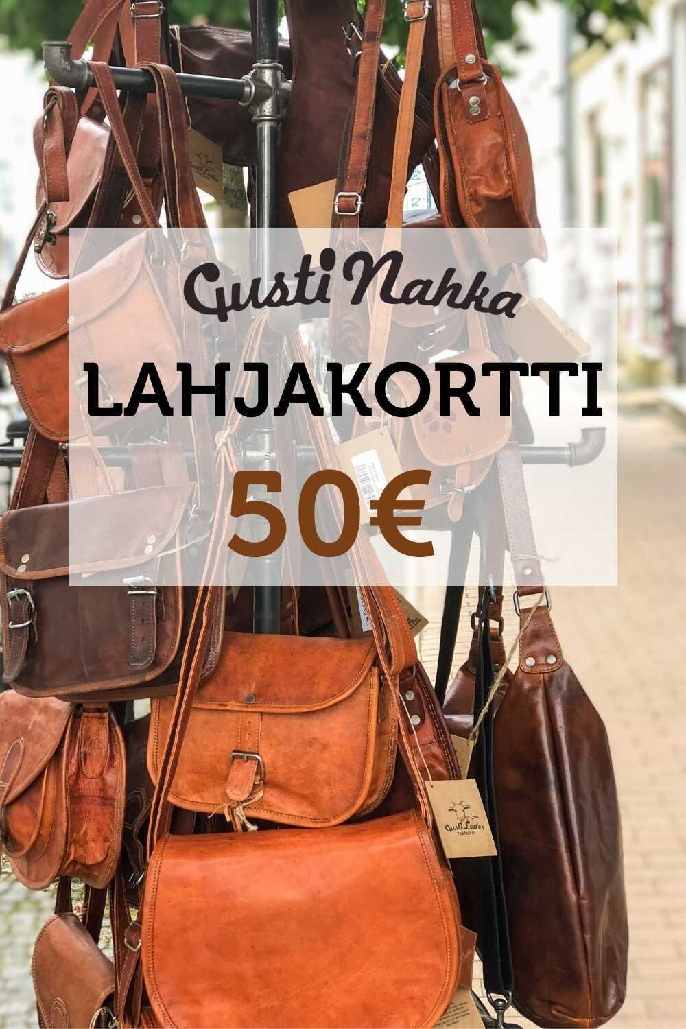 50€ lahjakortti sähköpostitse