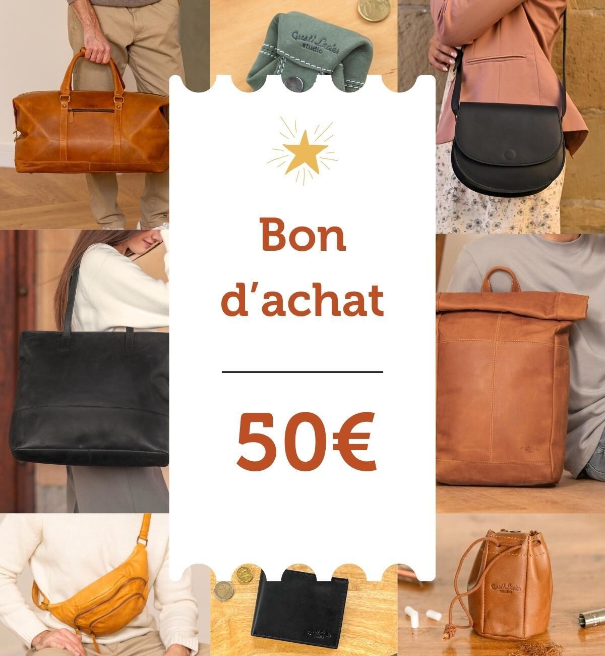 Bon d´achat de 50€ par E-Mail