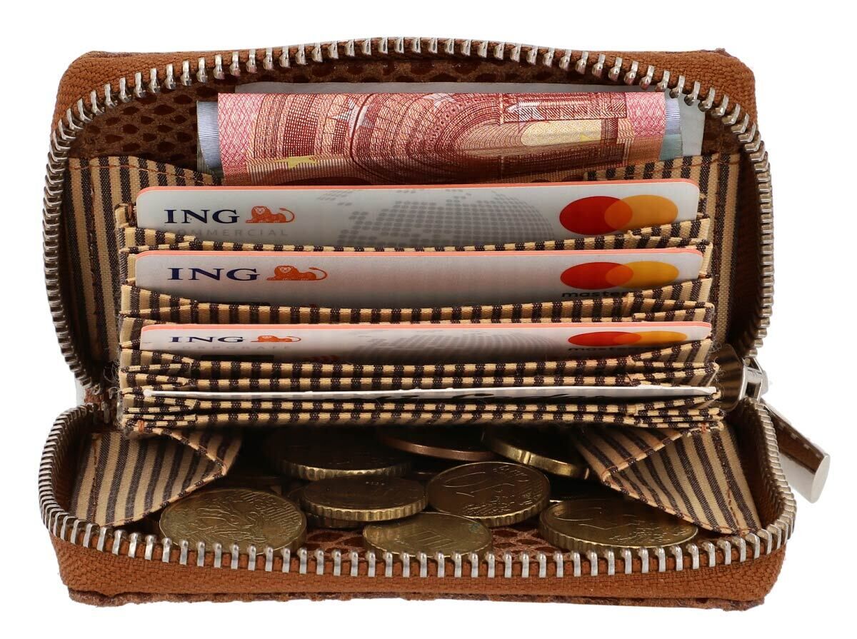 Leather coin purse with card slots sale