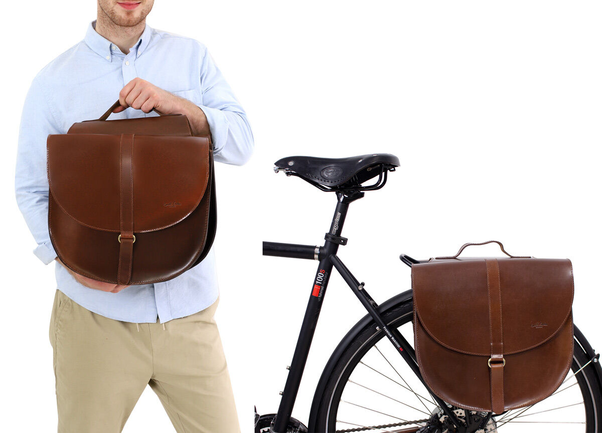 Real Leather on sale Pannier Ring Bag