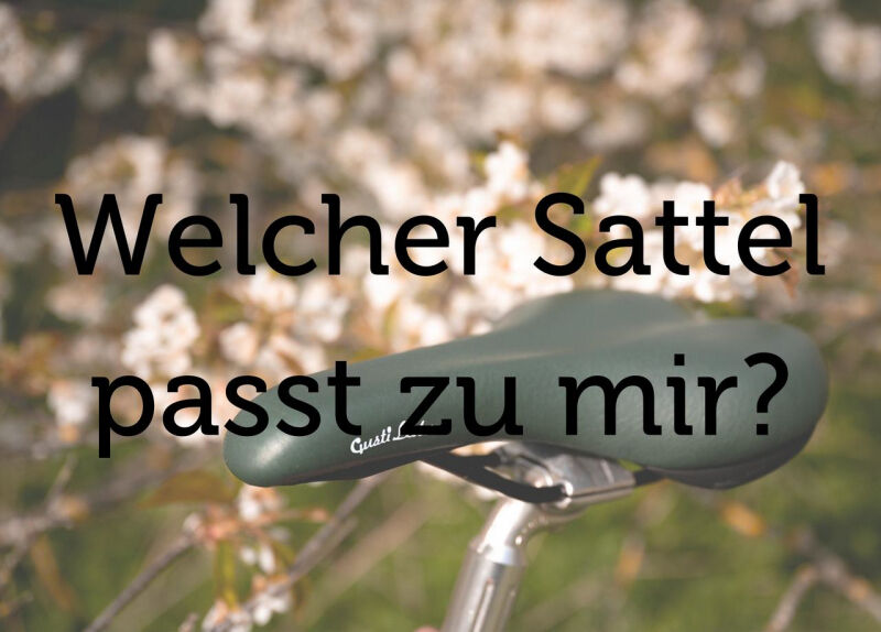 Welcher Sattel passt zu mir?