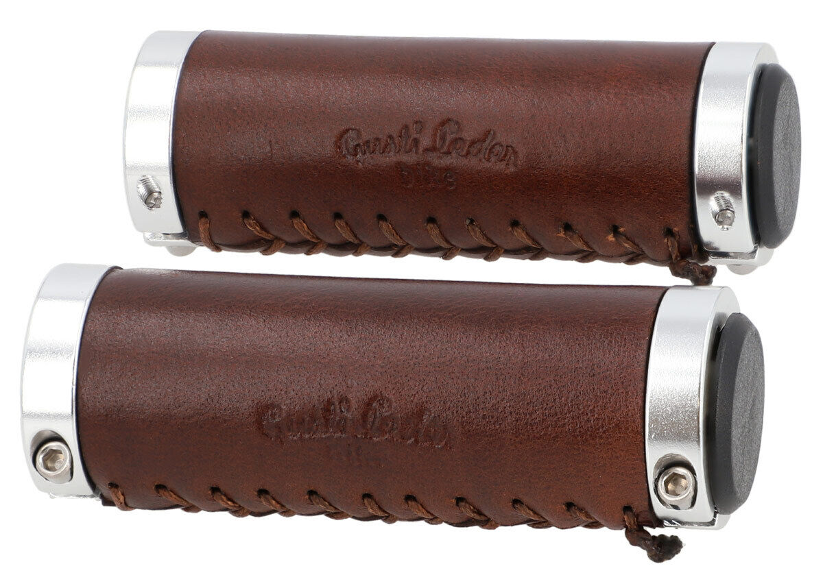 Leather bicycle handlebar grips sale