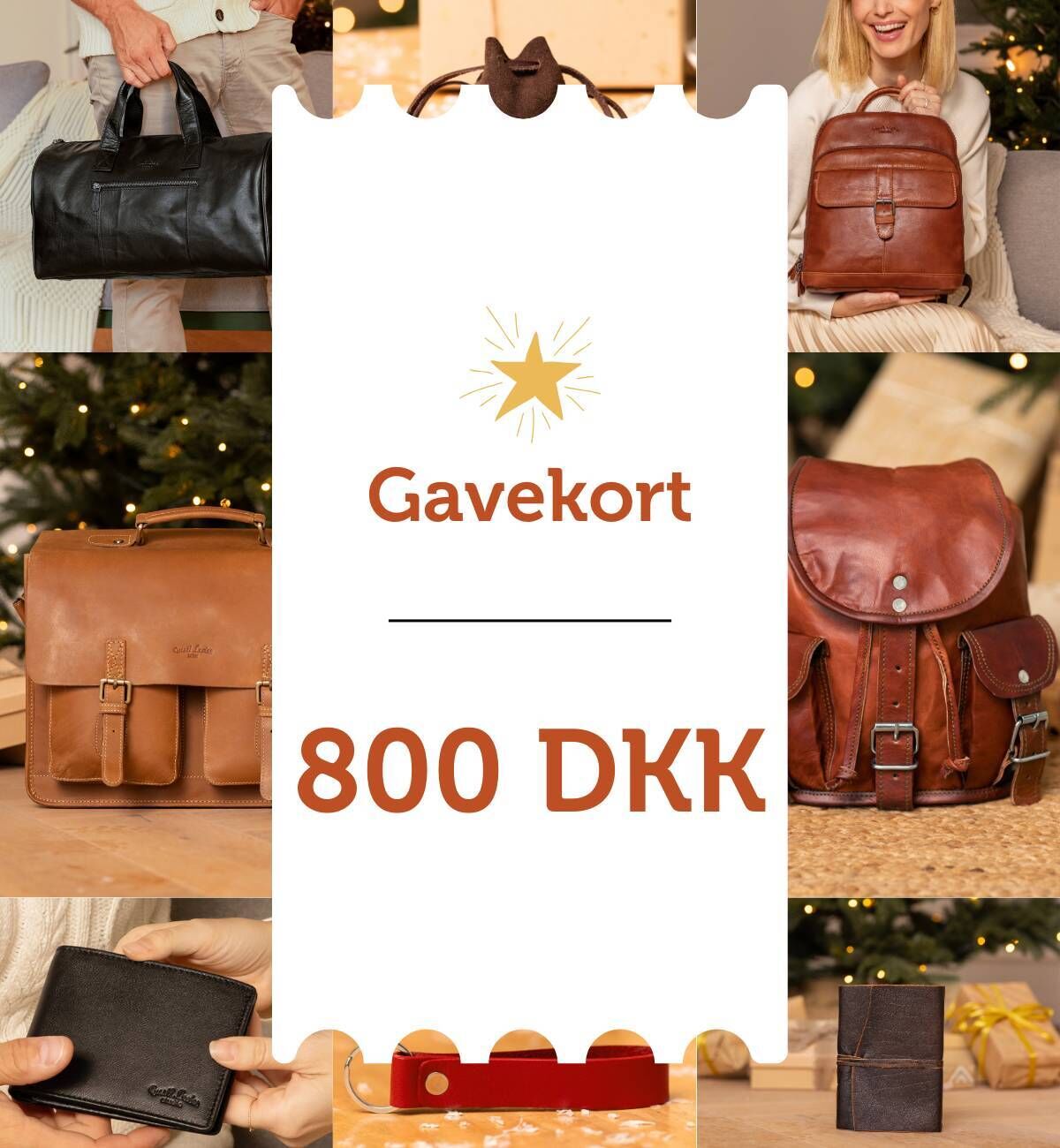 800 DKK gavekort per e-mail