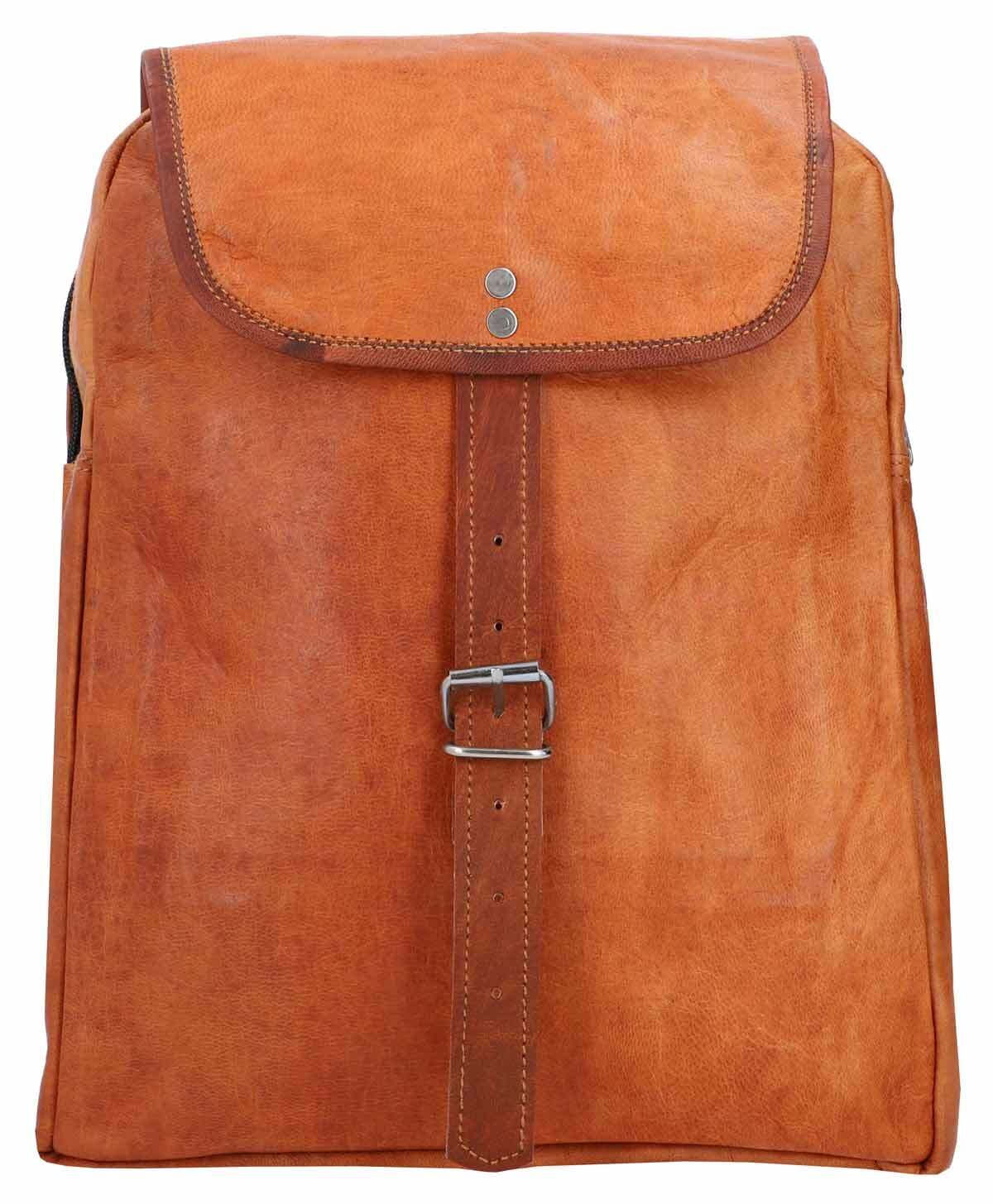 Outlet Rucksack - kleinere Lederfehler - Leder leicht fettig - leichter Rost