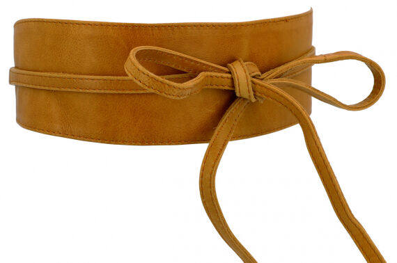 VIP【関税送料無料】希少 FEDERICA TOSI BROWN LEATHER BELT 2G67-48-5_side-Guertel-