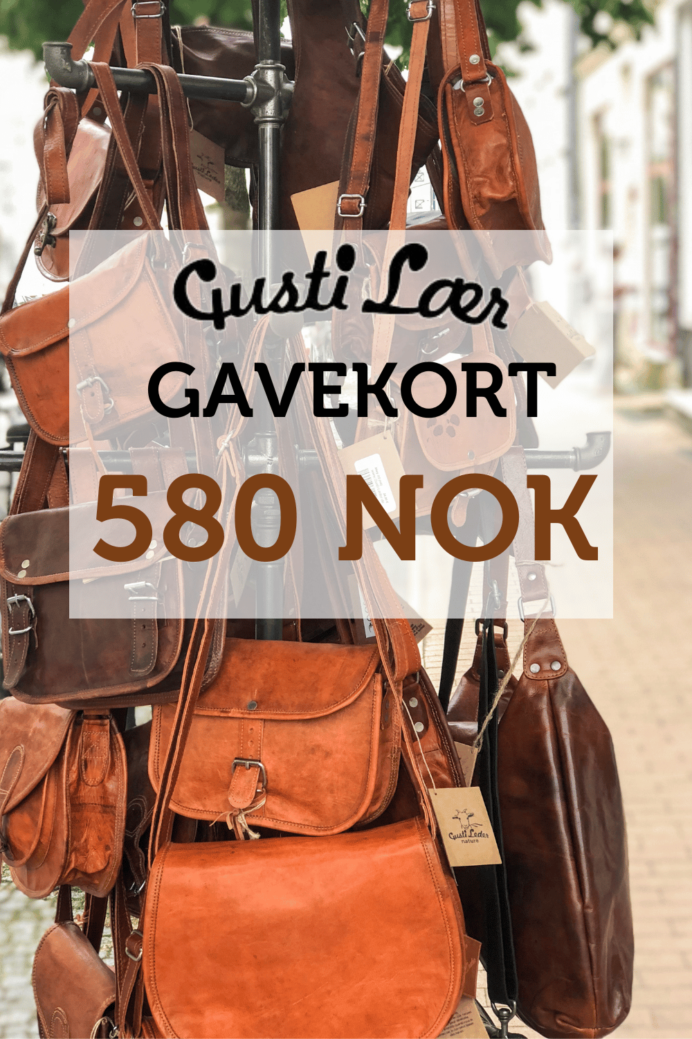 580 NOK gavekort via epost