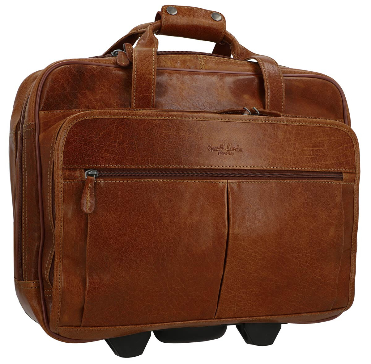 Leather hand luggage bag hotsell