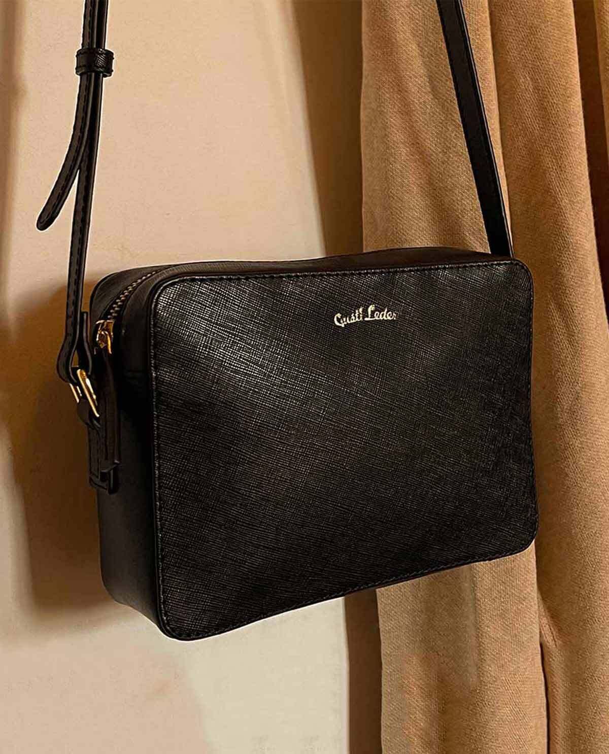 Almina Handbag shoulder bag leather bag crossbody black leather