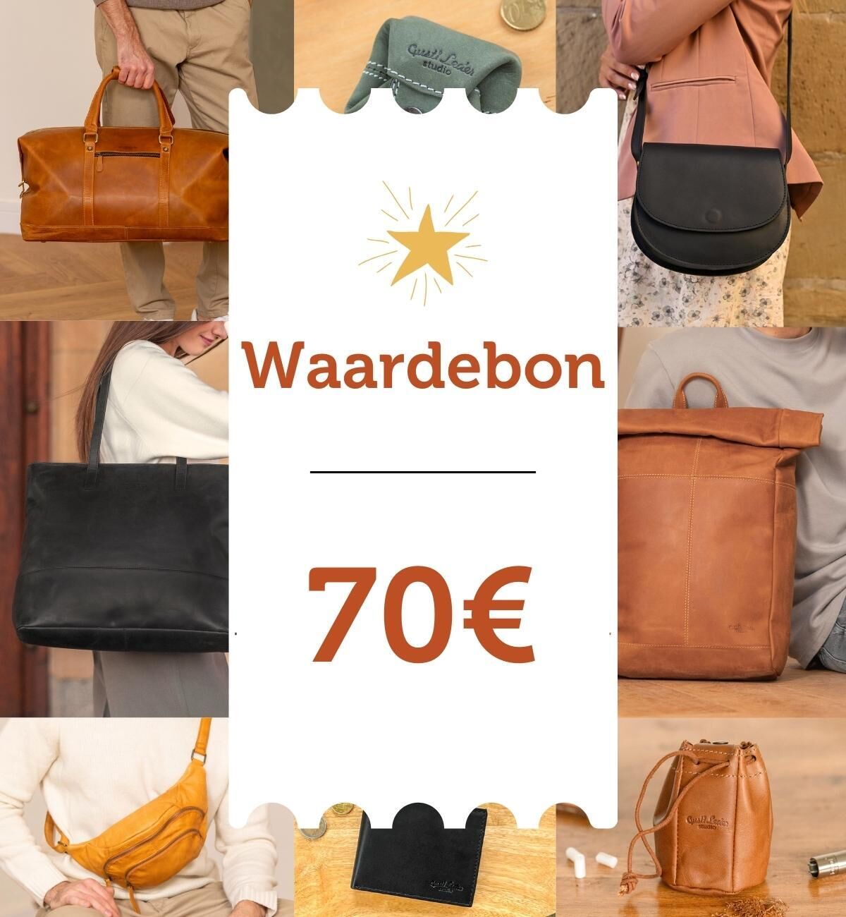 70€ waardebon per e-mail