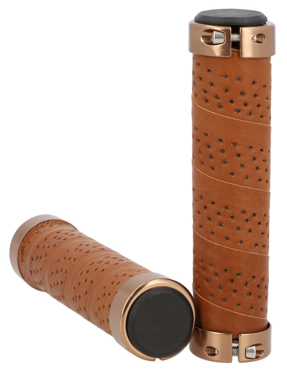 Leather bicycle handlebar grips online